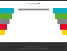 Tablet Screenshot of coffeegarage.com